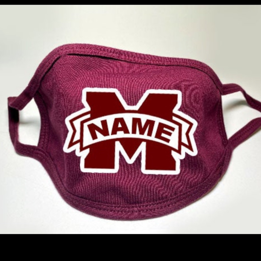 Custom Mississippi State Face Mask